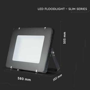 V-TAC FARO LED SMD 400W IP65 HIGH LUMENS ULTRASOTTILE CHIP SAMSUNG COLORE NERO