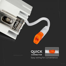 Carica l&#39;immagine nel visualizzatore di Gallery, V-TAC FARETTO LED SMD 4W DA INCASSO QUADRATO 12° CRI≥90 CHIP SAMSUNG
