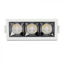 Carica l&#39;immagine nel visualizzatore di Gallery, V-TAC FARETTO LED SMD 12W DA INCASSO RETTANGOLARE 38° CRI≥90 CHIP SAMSUNG
