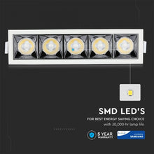 Carica l&#39;immagine nel visualizzatore di Gallery, V-TAC FARETTO LED SMD 20W DA INCASSO RETTANGOLARE CRI≥90 CHIP SAMSUNG
