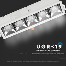 Carica l&#39;immagine nel visualizzatore di Gallery, V-TAC FARETTO LED SMD 20W DA INCASSO RETTANGOLARE CRI≥90 CHIP SAMSUNG
