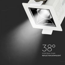 Carica l&#39;immagine nel visualizzatore di Gallery, V-TAC FARETTO LED SMD 4W DA INCASSO QUADRATO 12° CRI≥90 CHIP SAMSUNG
