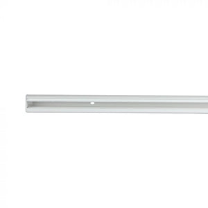 V-TAC BINARIO A 4 POLI IN ALLUMINIO TRACK LIGHT COLORE BIANCO LUNGHEZZA 1,5 METRI