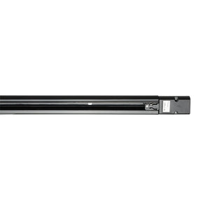 V-TAC BINARIO A 4 POLI IN ALLUMINIO TRACK LIGHT COLORE NERO LUNGHEZZA 2 METRI