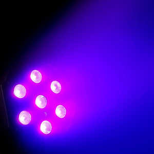 Cameo Flat PAR  7X3W UV IR