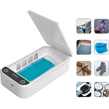 Carica l&#39;immagine nel visualizzatore di Gallery, IGIENIZZATORE LAMPADA RAGGI UV PORTATILE ANTIBATTERICA PER IGIENIZZARE MASCHERINE CON AROMATERAPIA

