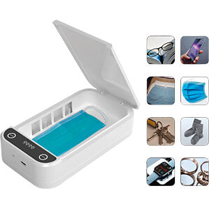IGIENIZZATORE LAMPADA RAGGI UV PORTATILE ANTIBATTERICA PER IGIENIZZARE MASCHERINE CON AROMATERAPIA