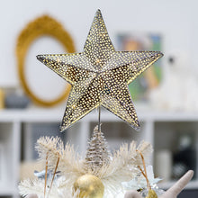 Cargar imagen en el visor de la galería, Puntale albero di natale, 23 led bianco caldo, freddo, o multicolor
