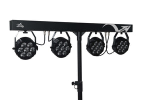 Sagitter led kit 4 projectors 7X10W LED RGBW/FC Battery