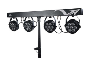 Sagitter led kit 4 projectors 7X10W LED RGBW/FC Battery