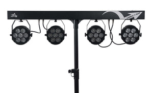 Sagitter led kit 4 projectors 7X10W LED RGBW/FC Battery