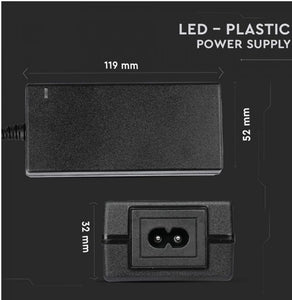 V-TAC  ALIMENTATORE 42W 12V PLUG&PLAY CON JACK 2.1 IP44