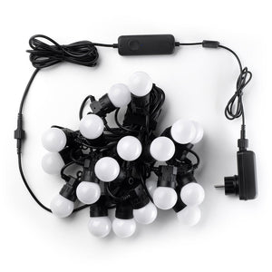 Catena Party Light, 20 sfere RGB, 10 metri Extension