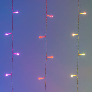 Tenda T RGB e Bianco caldo, 1 x h 2,1 metri, 210 led