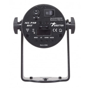 Sagitter Battery black acl par 15w led rgbw w-dmx