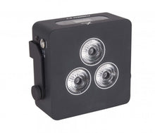 Carica l&#39;immagine nel visualizzatore di Gallery, Sagitter battery led floorbat 3 x 12 w led rgbwaauv/fc irc wireless
