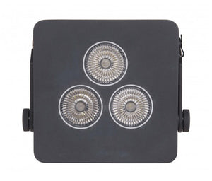 Sagitter battery led floorbat 3 x 12 w led rgbwaauv/fc irc wireless