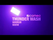 Carica e avvia il video nel visualizzatore di galleria, Cameo Thunder Wash 600RGB
