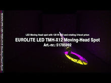 Carica e avvia il video nel visualizzatore di galleria, Eurolite LED TMH-X12 Moving-Head Spot
