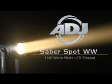 Cargar y reproducir el video en el visor de la galería, ADJ Saber Spot WW
