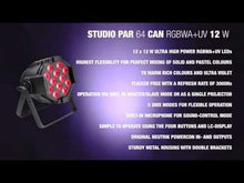 Carica e avvia il video nel visualizzatore di galleria, Cameo Studio PAR RGBWAUV 12x12W
