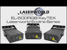 Cargar y reproducir el video en el visor de la galería, Laserworld EL-500RGB KeyTex
