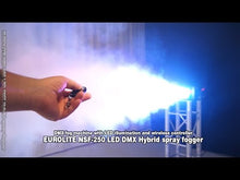 Carica e avvia il video nel visualizzatore di galleria, Eurolite NSF-250 LED Hybrid dmx
