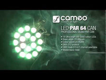 Carica e avvia il video nel visualizzatore di galleria, Cameo Studio P ST 64 Q 18 x 8W
