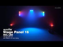 Carica e avvia il video nel visualizzatore di galleria, Eurolite Stage Panel 16 HCL LED
