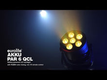 Cargar y reproducir el video en el visor de la galería, Eurolite AKKU PAR 6 QCL
