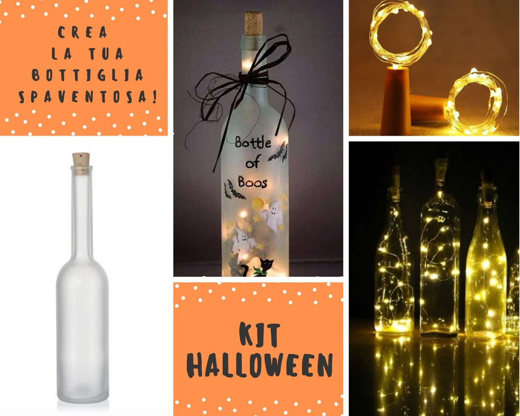 KIT CREAZIONE BOTTIGLIA HALLOWEEN - BASE