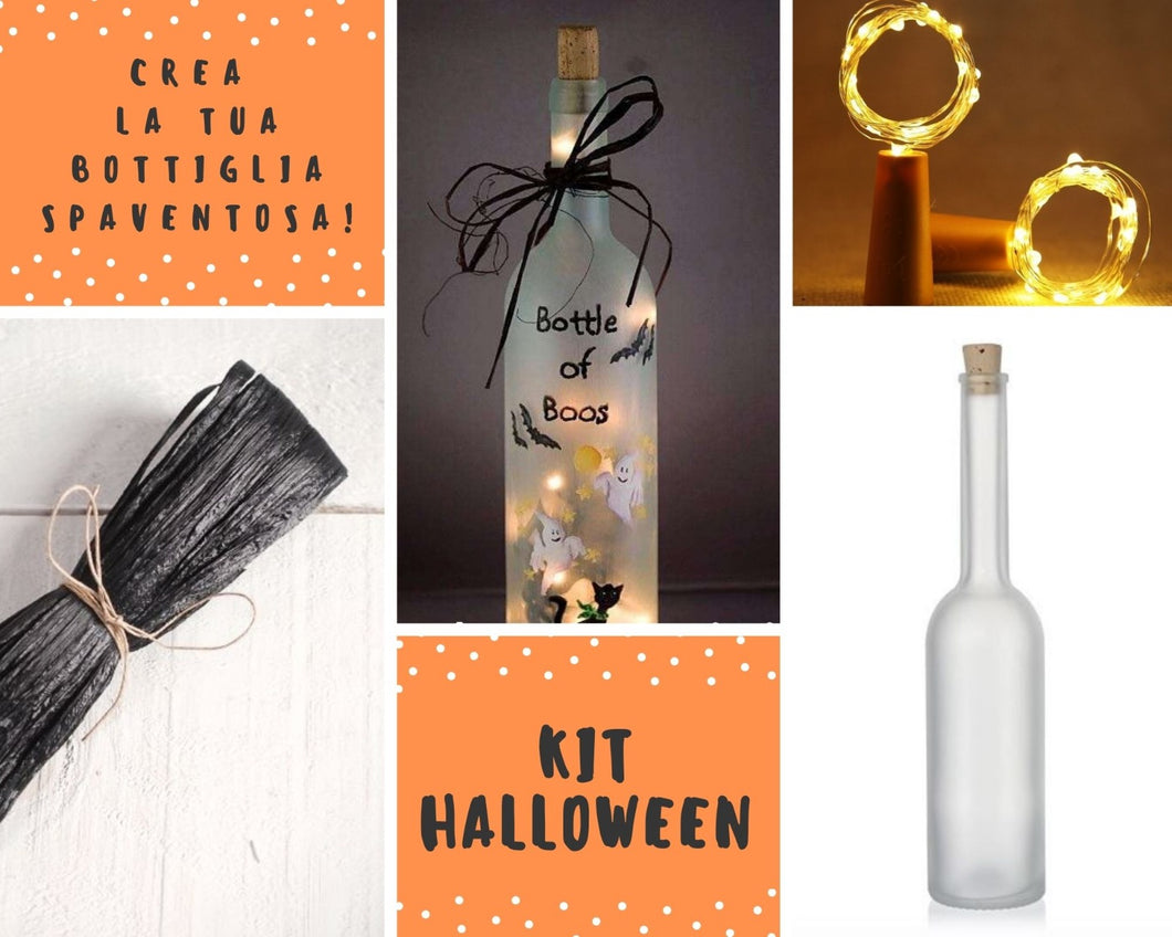 KIT CREAZIONE BOTTIGLIA HALLOWEEN