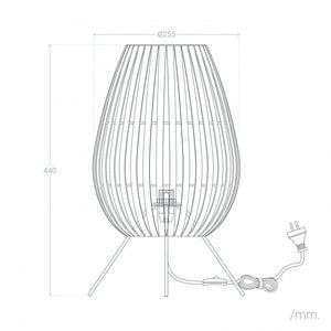 LAMPADA DA TAVOLO BAMBOO