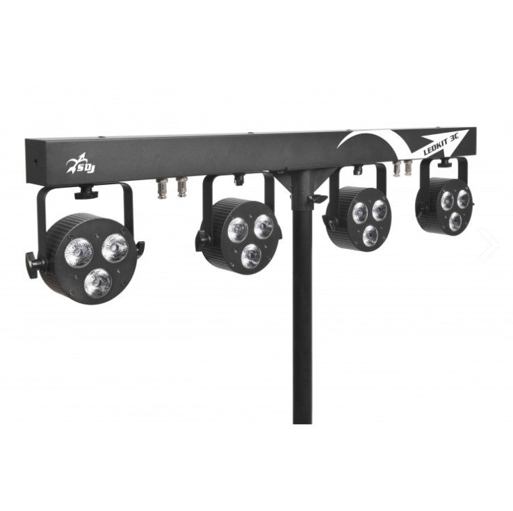 Sagitter led kit 4 projectors  3X6W LED RGBW/FC