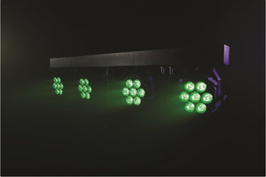 Sagitter led kit 4 projectors 7X10W LED RGBW/FC Battery