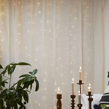 Carica l&#39;immagine nel visualizzatore di Gallery, TENDA LUMINOSA LED GOCCE, altezza 100/200 cm
