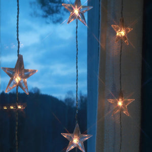 TENDA LUMINOSA STELLA 300/20/1800 cm. h., 50/30/20 punti luce LED