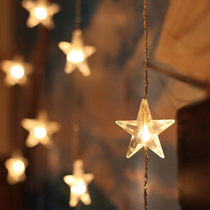 TENDA LUMINOSA STELLA 300/20/1800 cm. h., 50/30/20 punti luce LED